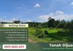 DIJUAL CEPAT Tanah murah Siap Bangun di Tanjung Arum-Pandaan, ploting kuning untuk pemukiman, Sertifikat SHM Split, Tinggal balik nama.