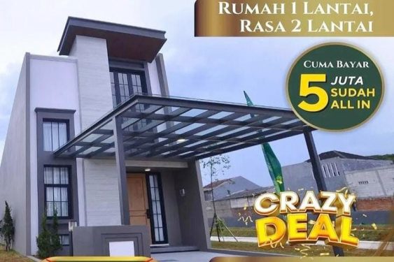 Rumah Baru Konsep Green Living Dekat BSD Dalam Cluster di Grand Bukit Dago Gunung Sindur Bogor Hanya Dengan Bayar 5 Juta ALL IN